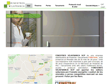Tablet Screenshot of finestresvilafranca.com